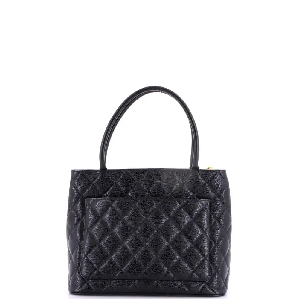 Chanel Medallion Tote Quilted Caviar #265097C29B - Picture 4 of 9